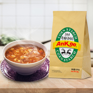 勾芡粉澄粉生粉烘焙原料 366勾粉调味料2000g 安记Ankee 餐饮专用