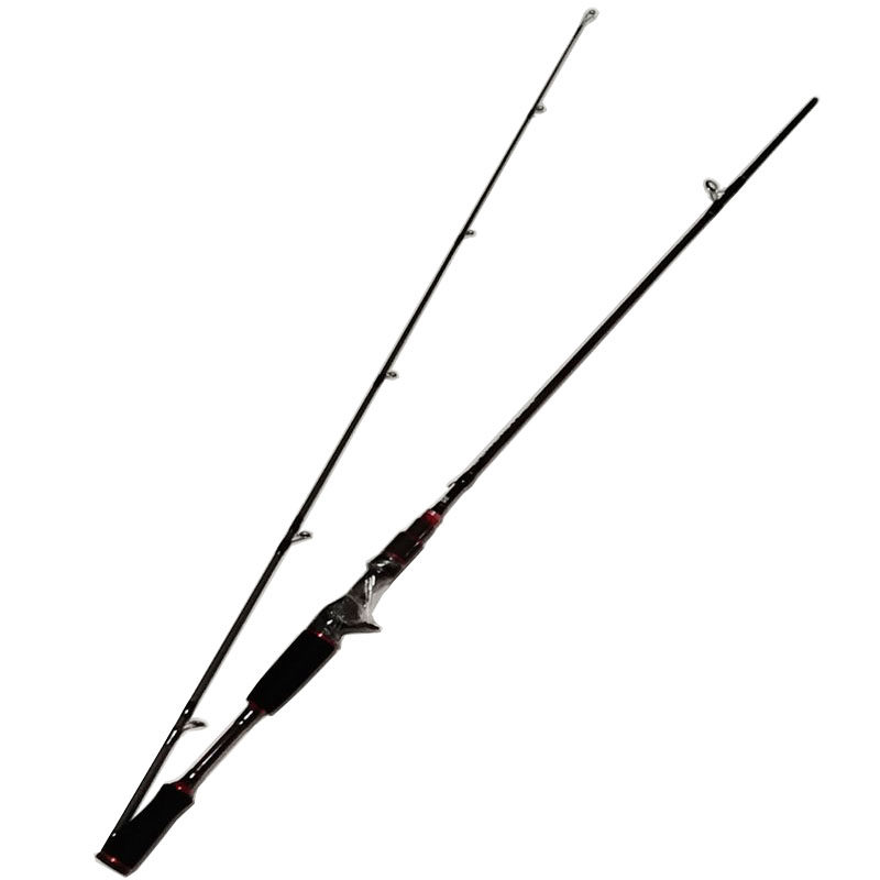 碳素1.8m中调2节硬钓竿路亚竿