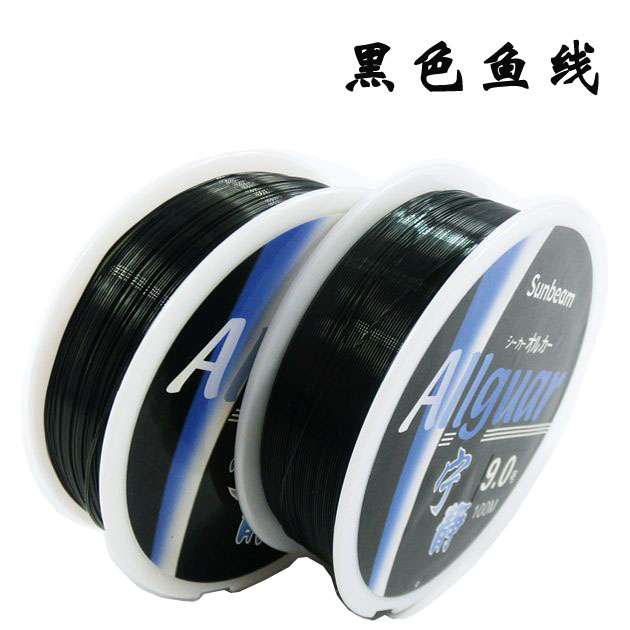鱼丝钓线100m主线尼龙黑色钓鱼线