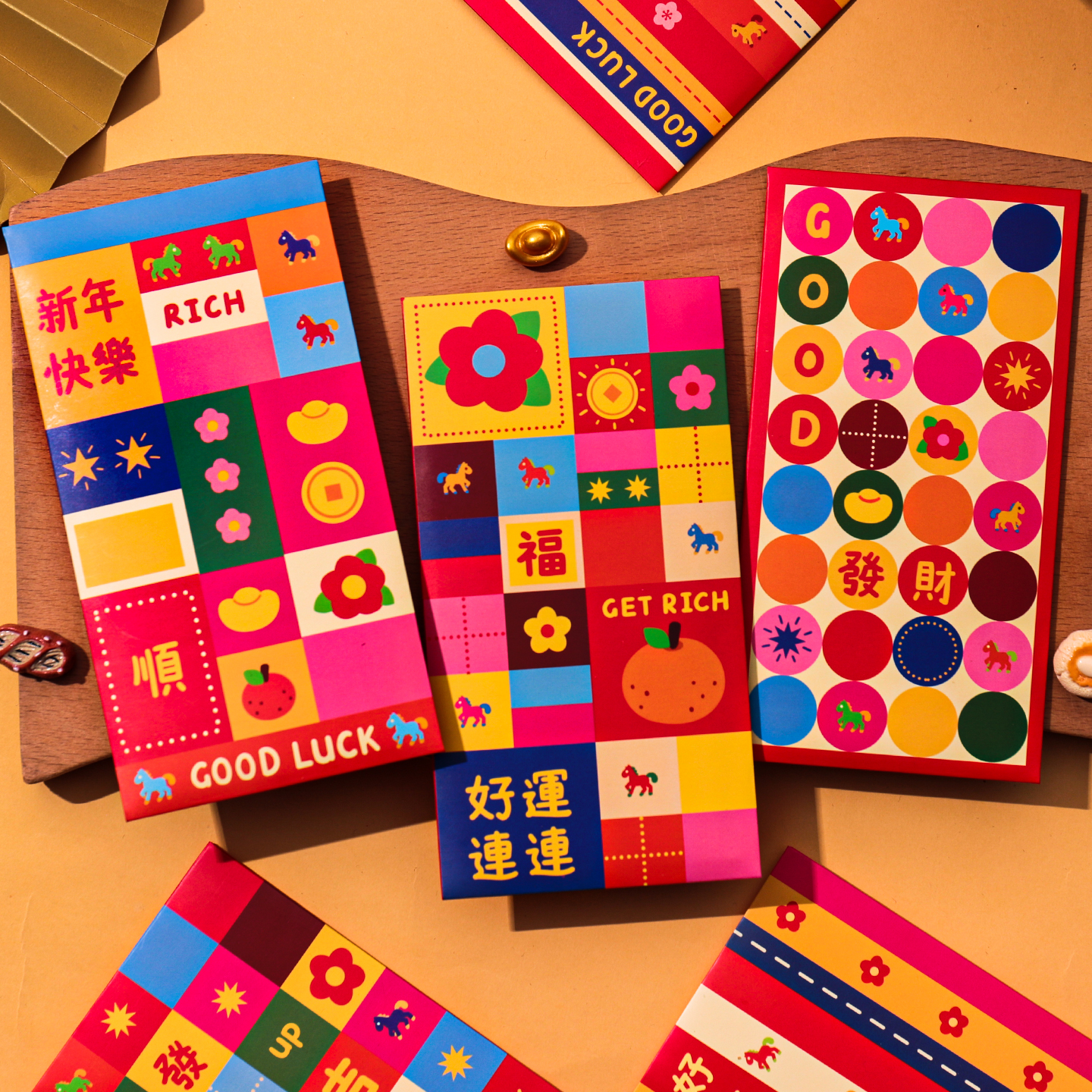 2026新款港式可爱卡通大号红包袋创意个性压岁红包高档利是封袋