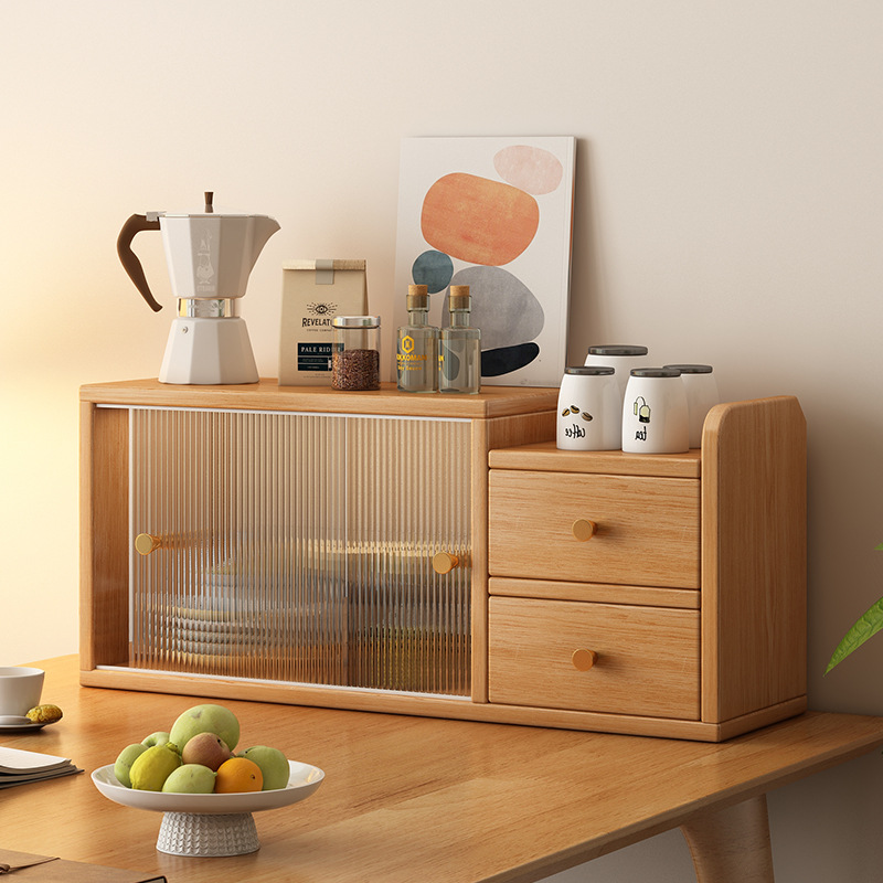 桌面书架桌上立式置物架家用台面办公室学生靠墙飘窗小书柜子矮柜