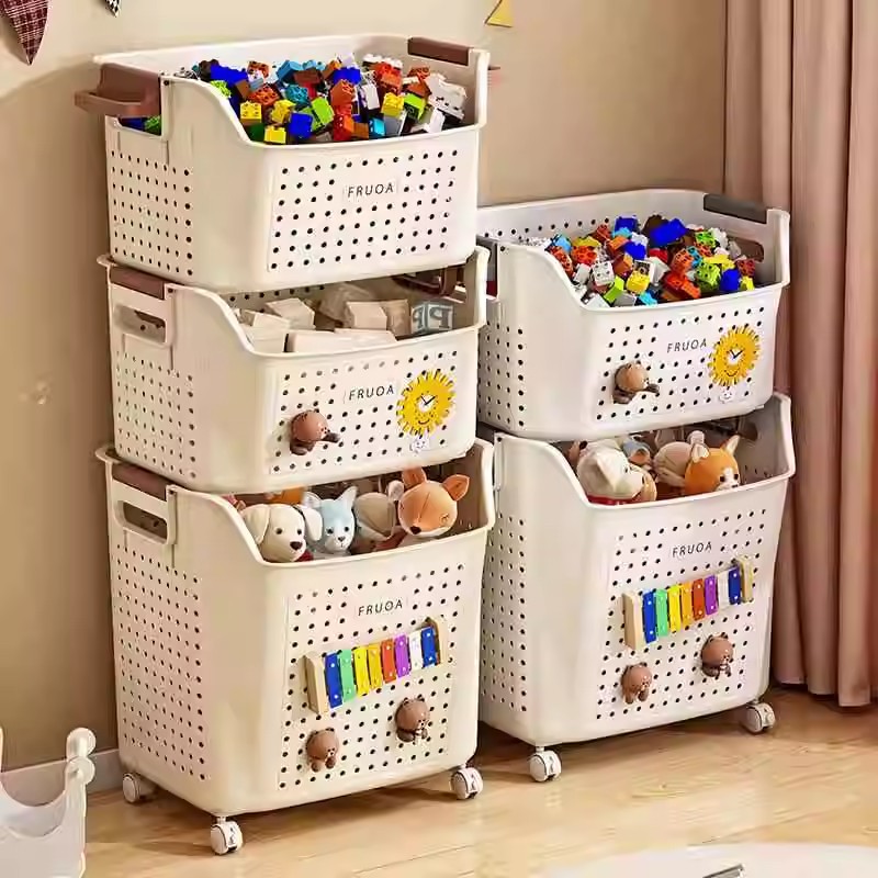 忙碌筐儿童玩具收纳大容量毛绒箱