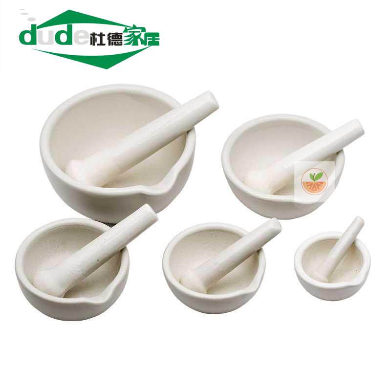 制作胭脂研钵药研研磨碗两件套香料药罐款式药片碾碎小工具捣臼捣