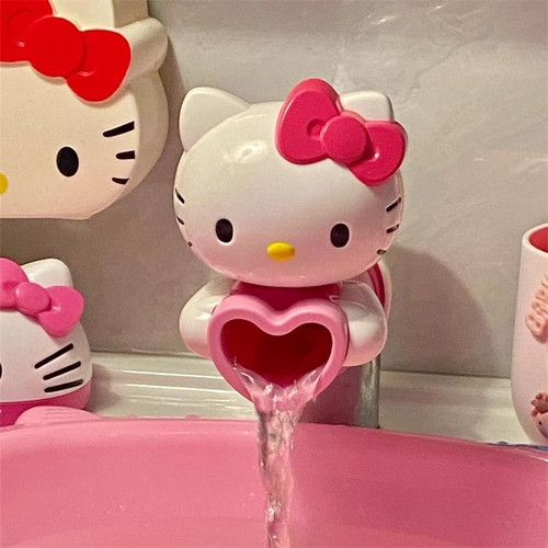 HelloKitty水龙头延伸器洗手溅水洗手防溅KT猫水龙头Kitty延伸器