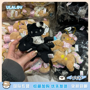 日本ULALOV 暗黑独角兽Kitty包包挂件可爱梦幻黑皮独角兽甜美礼物