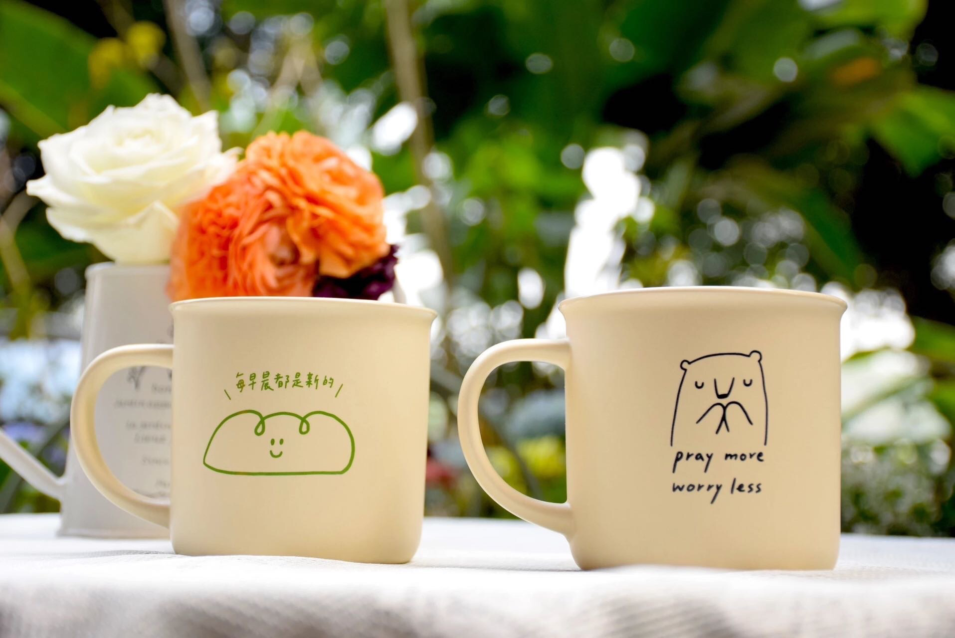 掌柜自用推荐 厚实可爱马克杯 牛奶杯咖啡杯陶瓷磨砂釉面350ml