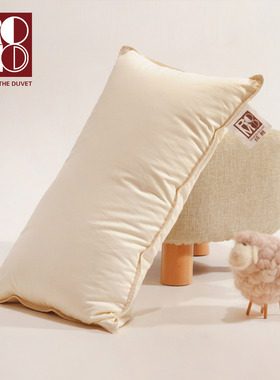 Romo/绒慕儿童羽绒枕头幼儿园婴儿宝宝白鹅绒枕芯小孩枕头