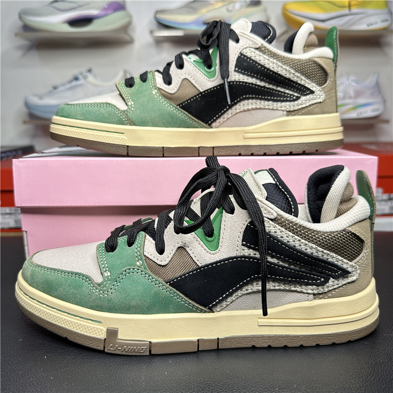 2024秋季新款李宁板鞋男惟吾PRO滑板文化鞋潮流运动休闲鞋AECU025,运动鞋new,板鞋,淘宝优惠券,粉丝福利购,淘宝优惠卷