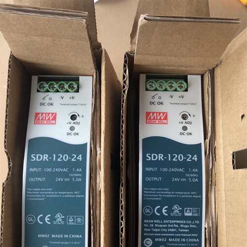 可维修台湾明纬电源SDR-120-24导轨电源   议价