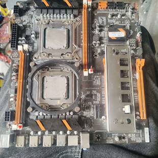 可维修e5 2620v2两个 科脑x79双路主板 带m.2接口
