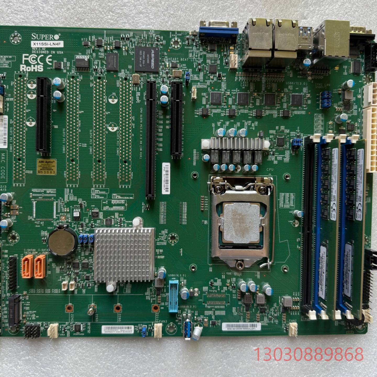 可维修超微 X11SSi-LN4F  主板