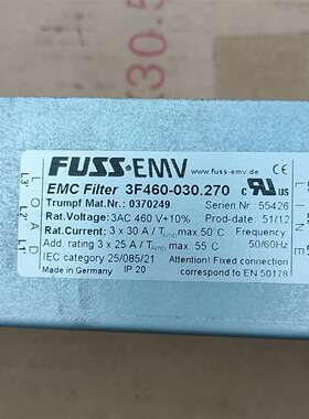 可维修通快配件Fuss电源滤波器 3f460-030. 270 拆