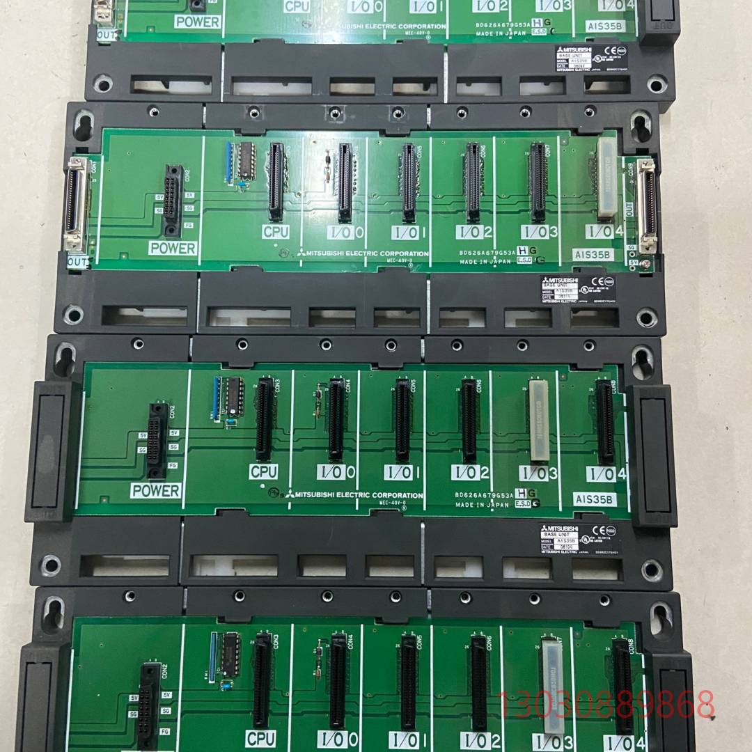 可维修拆机A系列三菱PLC 底板 A1S35B 成色漂亮