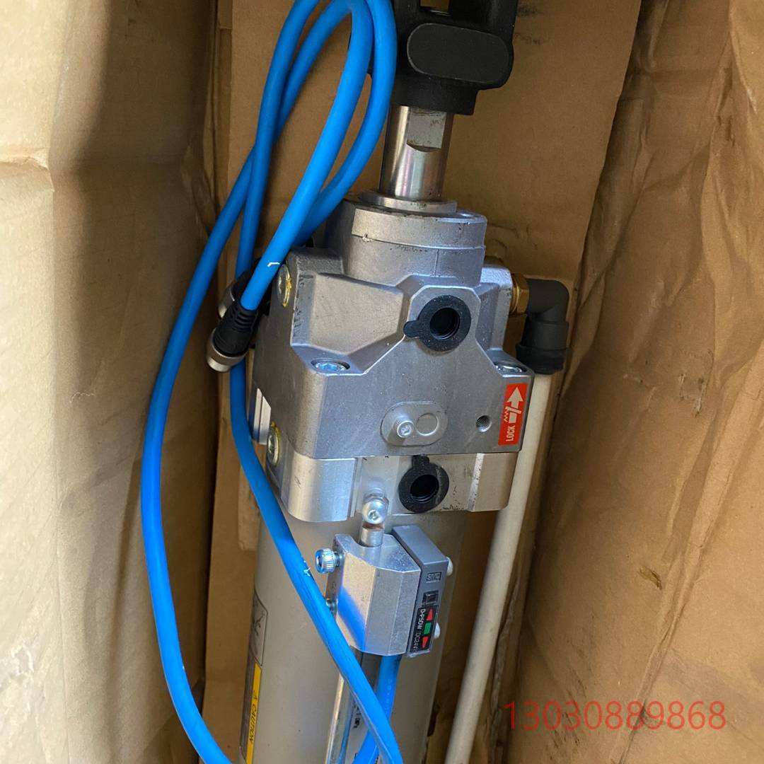 可维修全新SMC带锁夹紧气缸CLK2GB63-150Y-F-P5D
