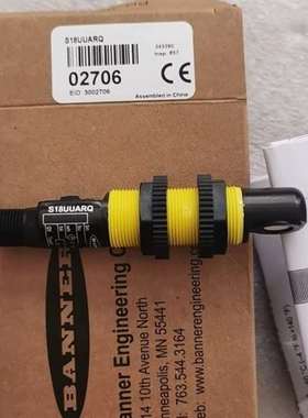 可维修全新BANNER邦纳超声波传感器 S18UUARQ