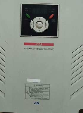 可维修LS.SV055iG5A一4变频器一台，7.5HP/5.5K议价