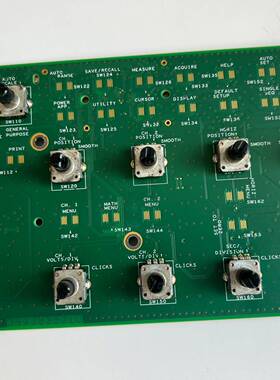 可维修泰克示波器按键板，TDS1000B系列、TDS2000