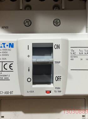 伊顿塑壳断路器BZMC1-A50-BT 30只议价