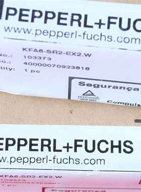 可维修P+F 103373 倍加福全新开关放大器 KFA议价