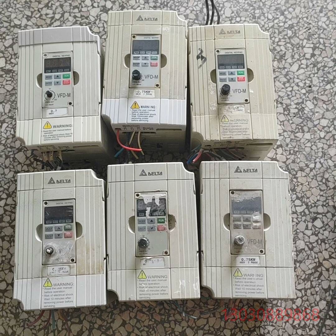 可维修台达变频器0.75KW VFD007M43B   380V