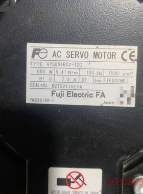 可维修富士伺服电机驱动器套装GYG851BC2-T2G+850W