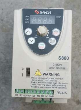 可维修SAVCH变频器S800-2S0.4G，220V，0.4KW