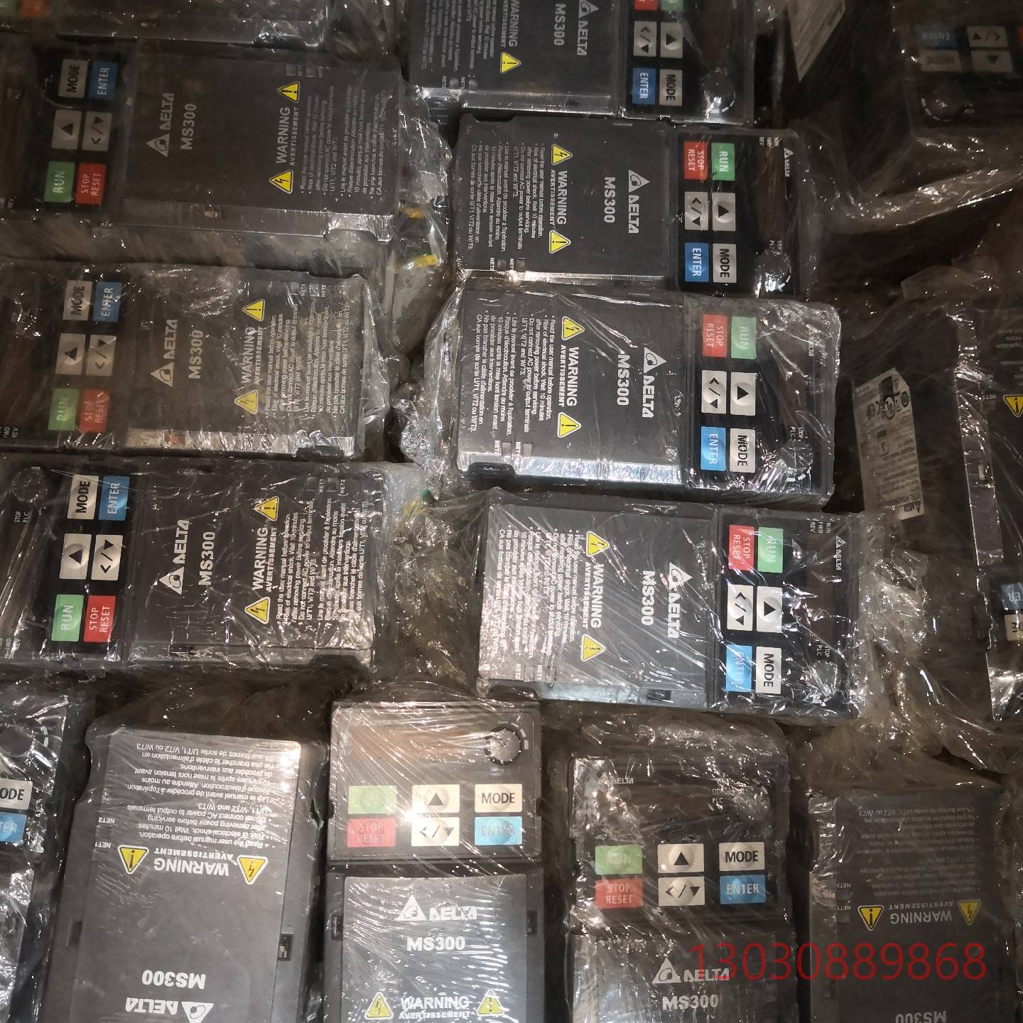 可维修原装拆机台达MS300变频器0.4KW/1.5KW，均