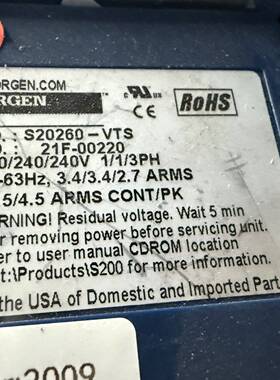 可维修科尔摩根S20260-VTS伺服驱动器，原装拆