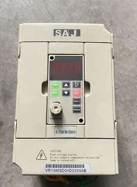 可维修实拍 SAJ三晶变频器8000 VR75M3/0.75kw/
