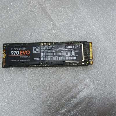 可维修三星SSD970 EVO 500GB M.2拆机硬盘，实物图