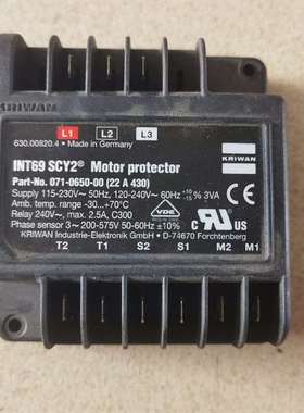 可维修进口 KRIWAN 保护模块INT69 SCY2，日本设备