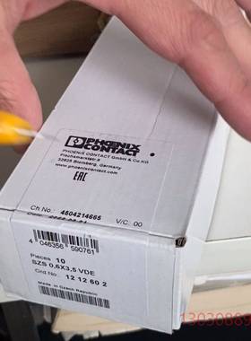 可维修1212602 SZS06*3.5*100VDE 菲尼克斯