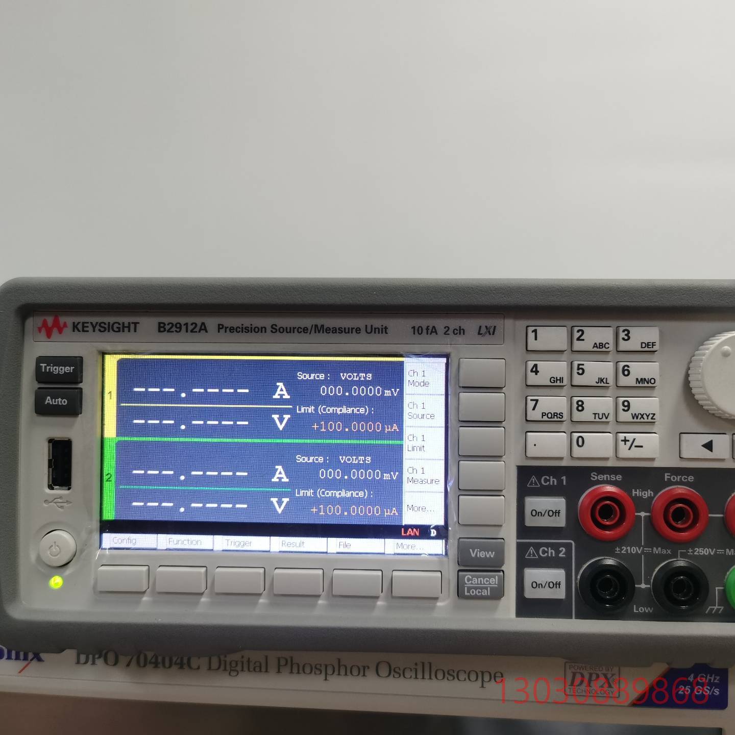 可维修KEYSIGHT B2912A 精密型电源/测量单元，双