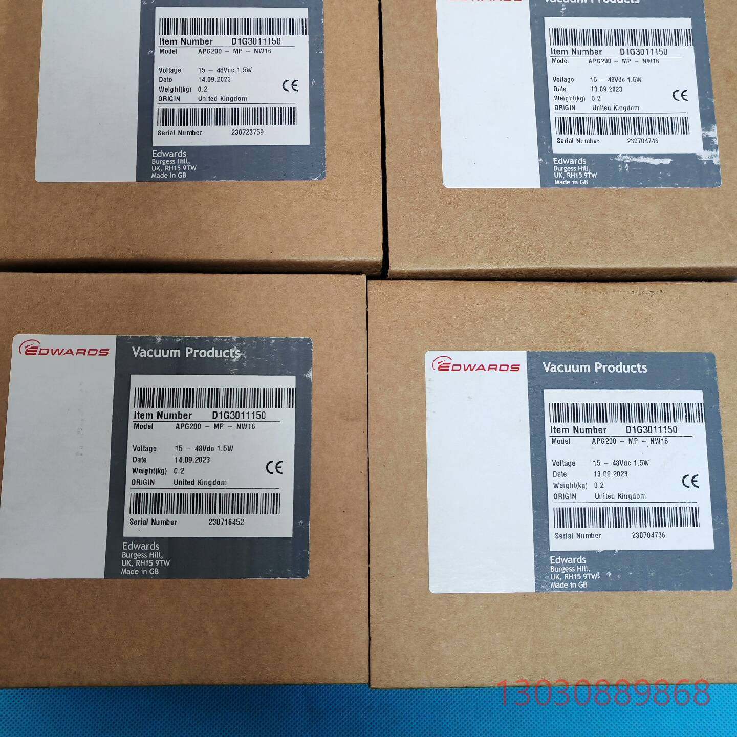 可维修全新爱德华真空计APG200-MP-NW16,D1G3011