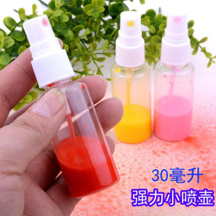 儿童水彩颜料喷画小喷瓶喷壶喷雾瓶细雾喷瓶单个包装按压分装空瓶