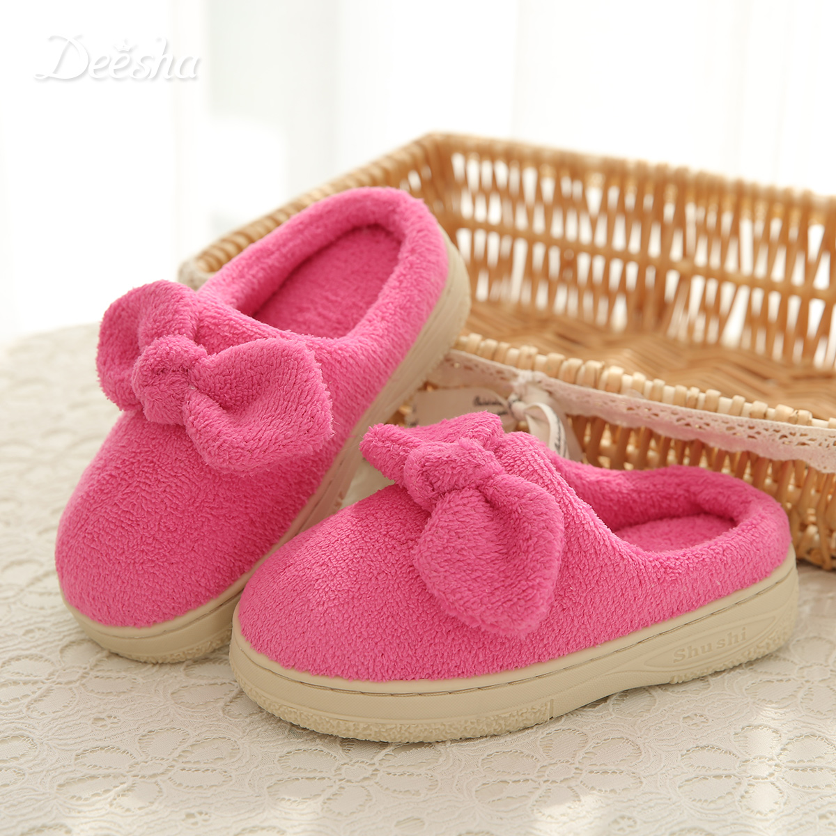 Chaussons enfants en autre pour hiver - semelle caoutchouc - Ref 1032902 Image 4