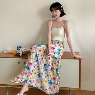 半身长裙2025超火可外穿棉绸睡裙家居裙半裙女夏半生身凉快