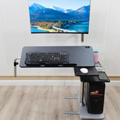 物联床边电脑桌台式 机办公桌电脑桌床边桌小电脑桌升降桌懒人桌