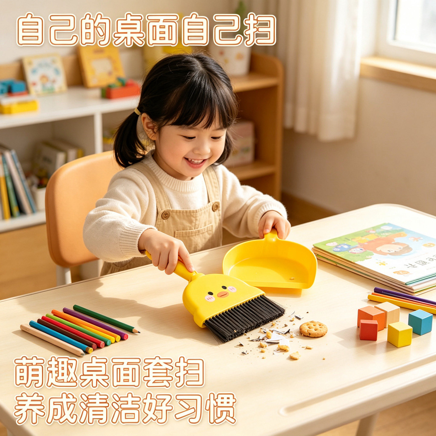 桌面迷你小扫把套装清洁