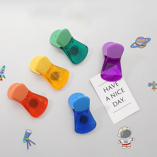 零食封口夹子磁吸夹保鲜夹保鲜袋彩色多功能防潮封零食夹整理神器