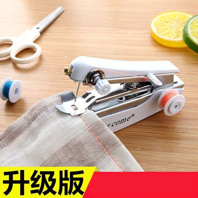 便携式手动迷你微型缝纫机家用手持简易缝衣服神器袖珍小型裁缝机图片