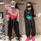 女童爵士舞潮秋装 中大童走秀服 街舞运动装 2026新款 女孩露肚脐时尚