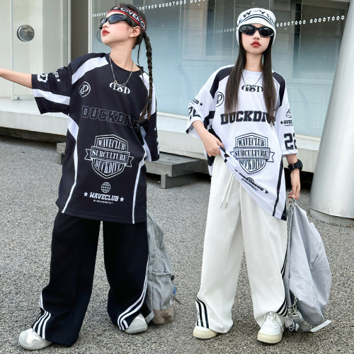 偶搭熊儿童宽松街舞服童装
