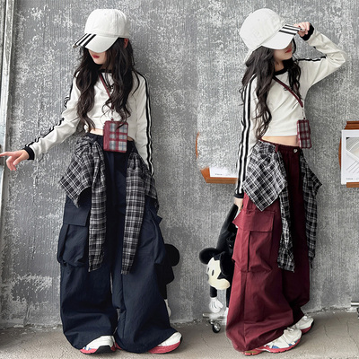 女童爵士舞套装修身美拉德