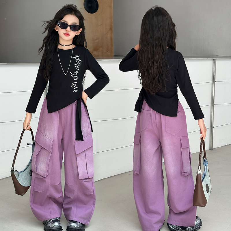 网红女孩爵士舞练功服时尚走秀服