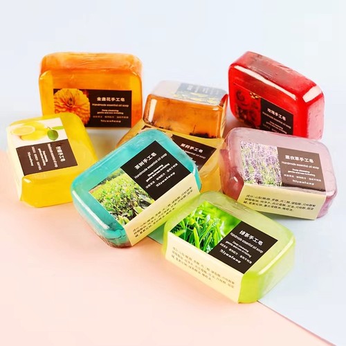 泥颜堂植物精油皂玫瑰手工皂儿童沐浴洁面香皂茶树茉莉DIY葡萄皂