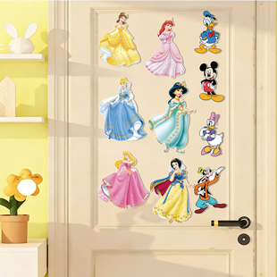 迪士尼游轮门贴小礼物磁吸贴卡通装饰仪式感氛围布置入户门贴纸