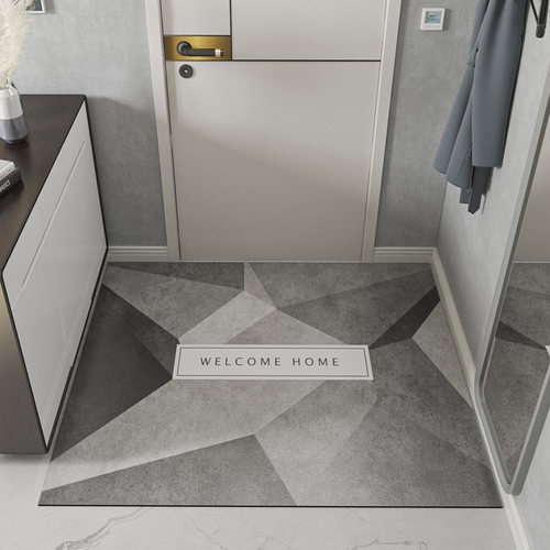 现代简约地垫可擦免洗防水防滑