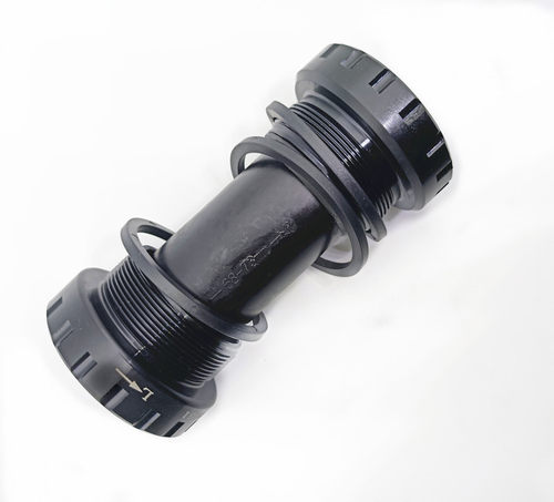 一体中空中轴培林轴承BB51螺纹旋入式牙盘中轴通用1.37*24T