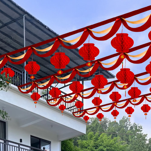 2026新年塑纸灯笼喜庆装饰